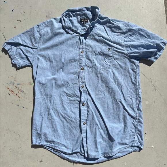 Billabong Other - Men's Billabong Shirt Blue Pocket L Light Beach Surf Outdoor Camp City Casual